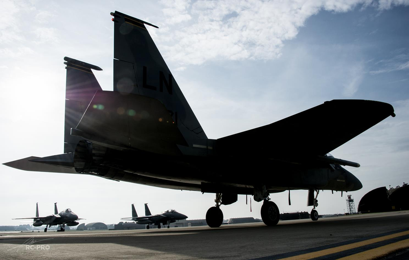 Illustration for article titled This Photo Tour Of The USAF's "Grim Reapers" F-15 Squadron Will Give You Shivers